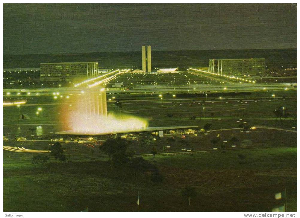 BRASILIA 1981 (vista Panorâmica Noturna) - Brasilia