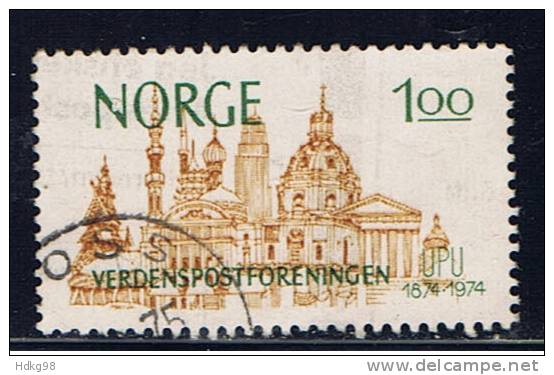 N+ Norwegen 1974 Mi 691 - Used Stamps