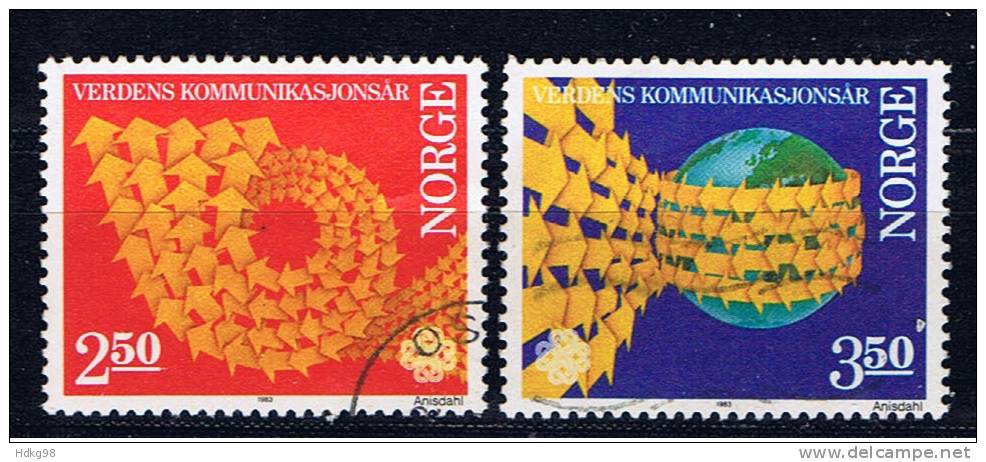 N Norwegen 1983 Mi 887-88 - Used Stamps