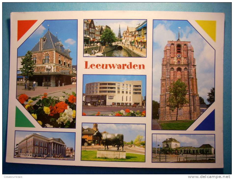 R.2582 HOLANDA NEDERLAND FRIESLAND LEEUWARDEN ANNEES 80 CIRCULADA MAS EN MI TIENDA - Leeuwarden