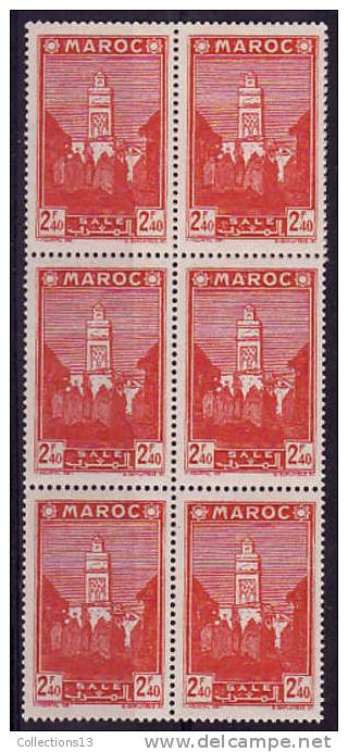 MAROC - 190** (Bloc De 6) Cote 1,80 Euros Depart à 10% - Unused Stamps