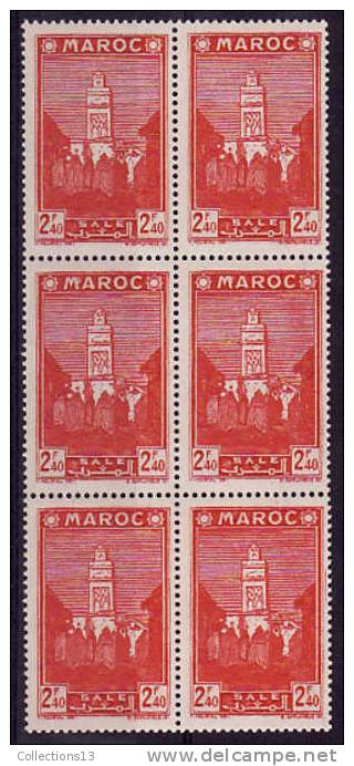 MAROC - 190** (Bloc De 6) Cote 1,80 Euros Depart à 10% - Unused Stamps