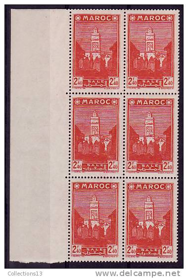 MAROC - 190** (Bloc De 6) Cote 1,80 Euros Depart à 10% - Unused Stamps