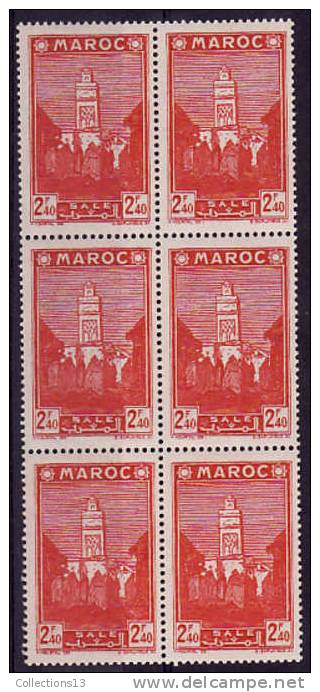 MAROC - 190** (Bloc De 6) Cote 1,80 Euros Depart à 10% - Unused Stamps