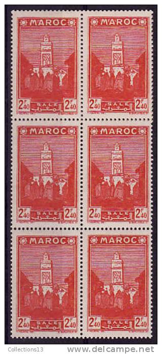 MAROC - 190** (Bloc De 6) Cote 1,80 Euros Depart à 10% - Unused Stamps