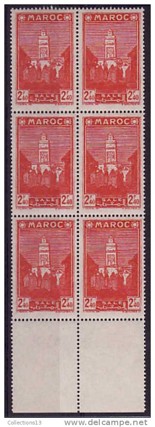 MAROC - 190** (Bloc De 6) Cote 1,80 Euros Depart à 10% - Unused Stamps