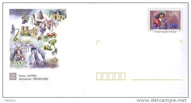 PAP 3117 E5 D'Artagnan. Enveloppe Rectangulaire Glacée - Prêts-à-poster:  Autres (1995-...)