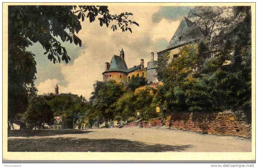 CPA.  CLERVAUX. RUINES DU CHATEAU. - Clervaux