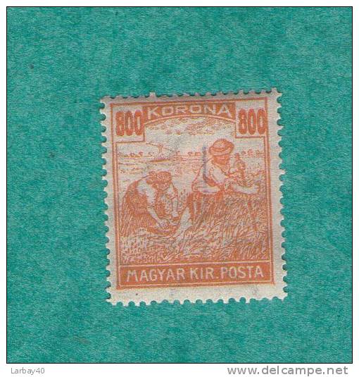 1 Timbre Magyar Kir Posta 800 Korona - Used Stamps