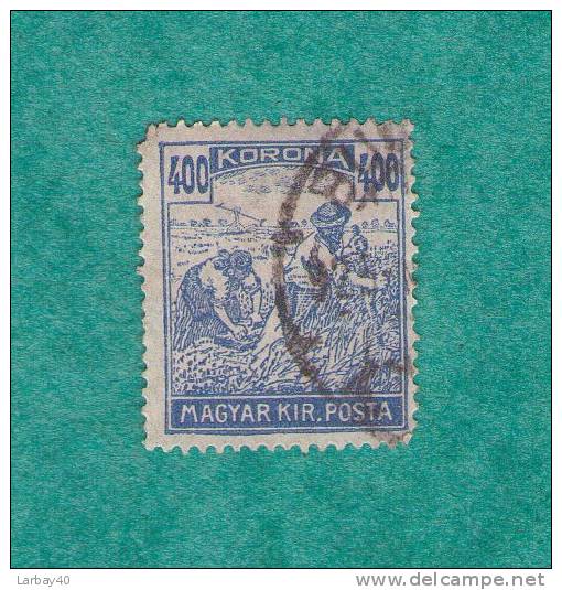 1 Timbre Magyar Kir Posta 400 Korona - Used Stamps