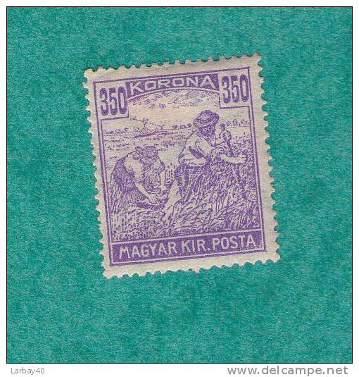 1 Timbre Magyar Kir Posta 350 Korona - Used Stamps