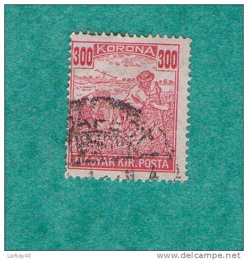 1 Timbre Magyar Kir Posta 300 Korona - Used Stamps