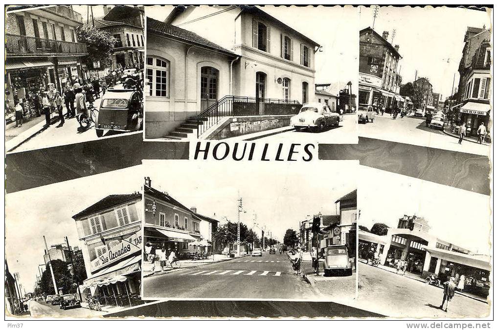 HOUILLES - CPSM Multi Vues - Voy. 1961 - Houilles