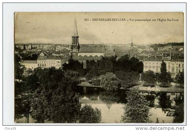 0036102  -  Ixelles   -  Vue Panoramique Sur L'Eglise Ste. Croix - Ixelles - Elsene