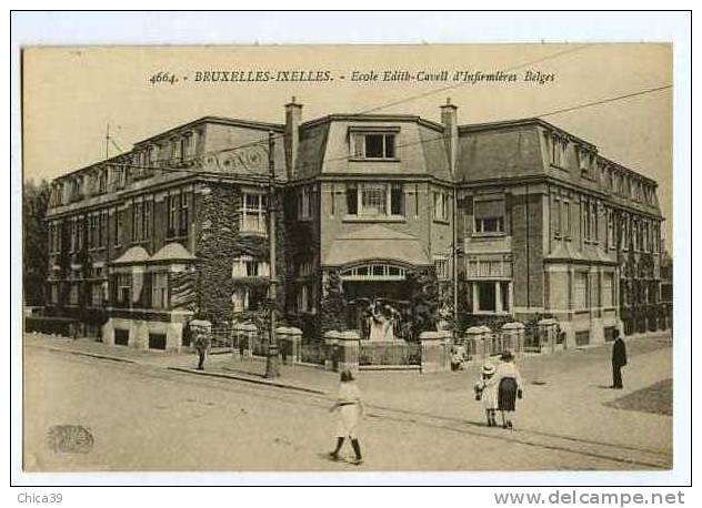 0036104  -  Ixelles   -  Ecole Edith-Cavell D'Infirmières Belges - Elsene - Ixelles