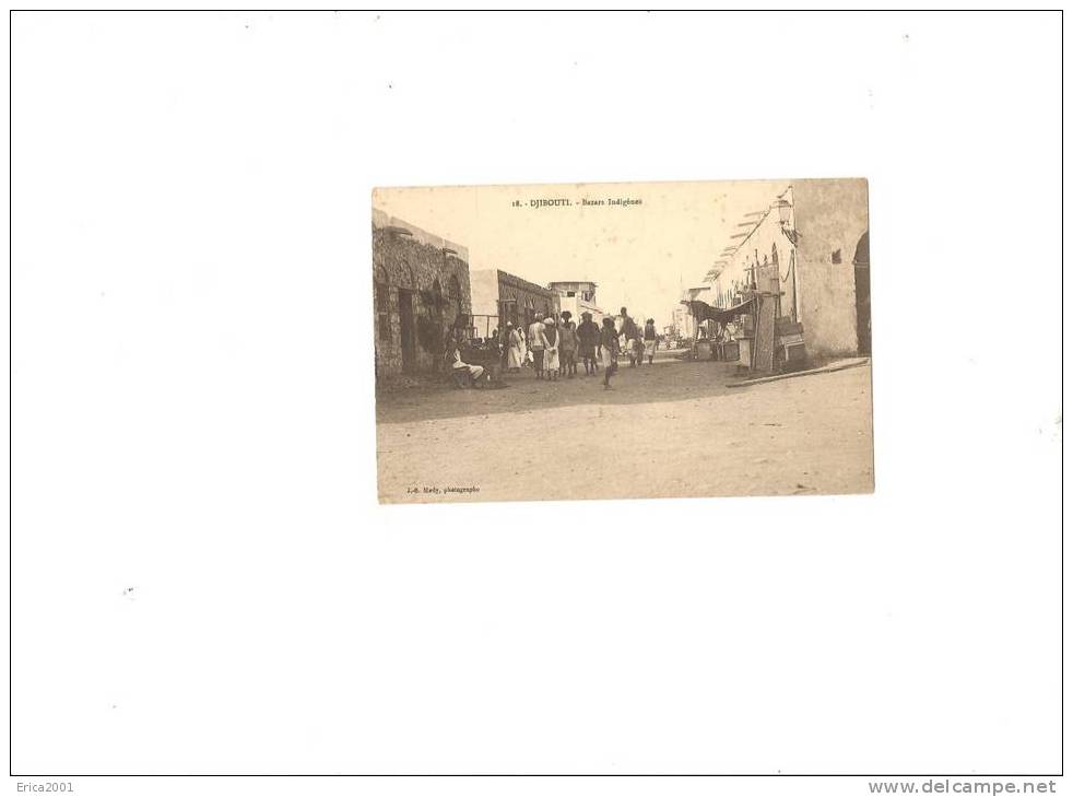 Djibouti  .  Bazars Indigènes Et Animation De Rue. - Dschibuti