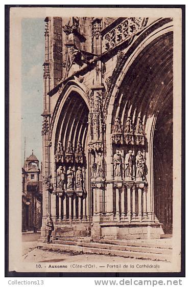 COTE D'OR - Auxonne - Portail De La Cathédrale - Auxonne