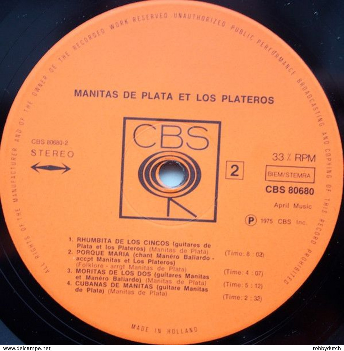 * LP *  MANITAS DE PLATA ET LOS PLATEROS (Holland 1975) - Country & Folk