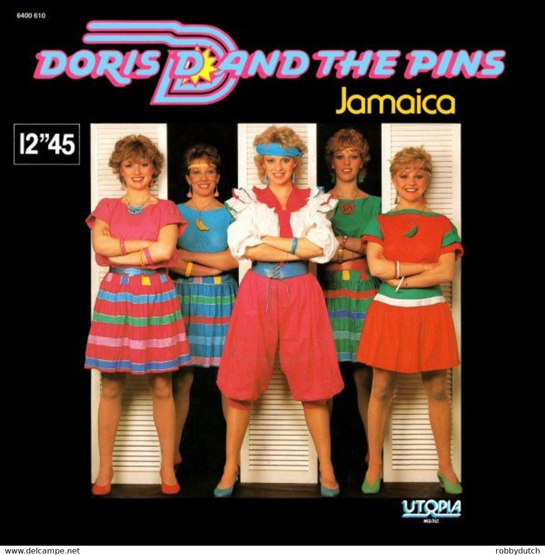 * 12"  *  DORIS D AND THE PINS - JAMAICA (Holland 1982) - 45 Rpm - Maxi-Singles