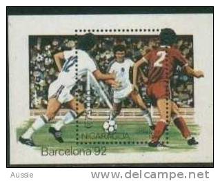 Nicaragua 1990  Yvertn°  Bloc 197 *** MNH Cote 5,50 Euro Sport Voetbal Football - Nicaragua