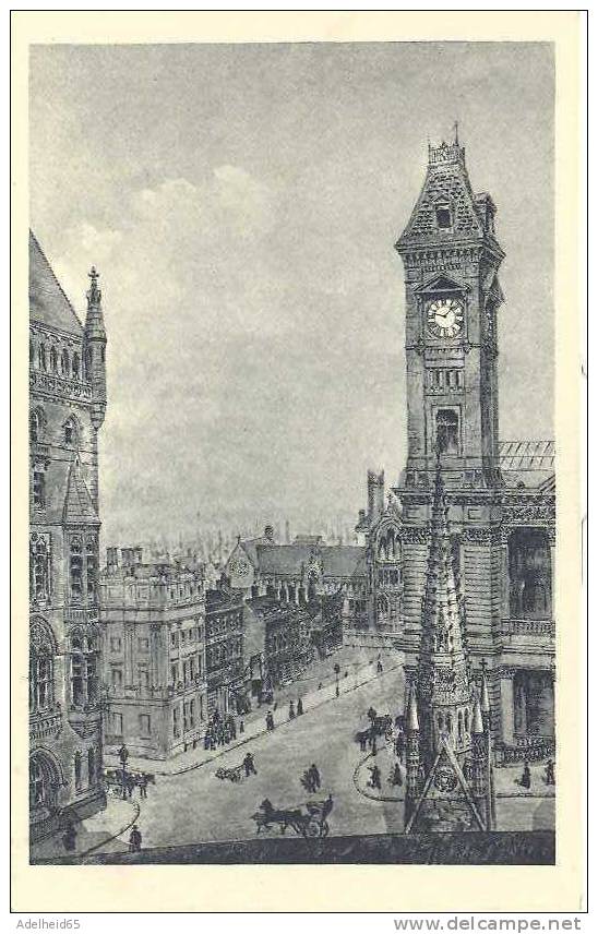 Birmingham View From The Roof Of The Central Library 1897 Ernest Mayo (Birmingham City Museum And Art Gallery) - Birmingham