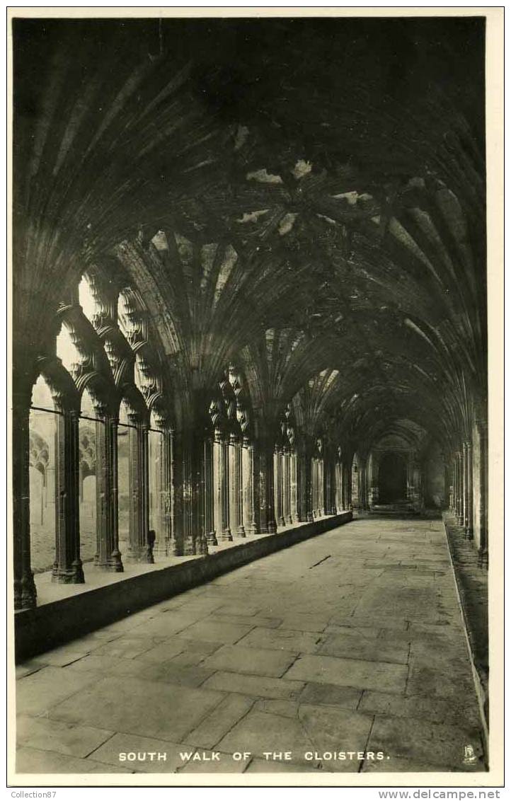 RAPHAEL TUCK   SERIE N° 2 CANTERBURY CATHEDRAL - SOUTH WALK OF THE CLOISTERS - VOIR DOS - Tuck, Raphael