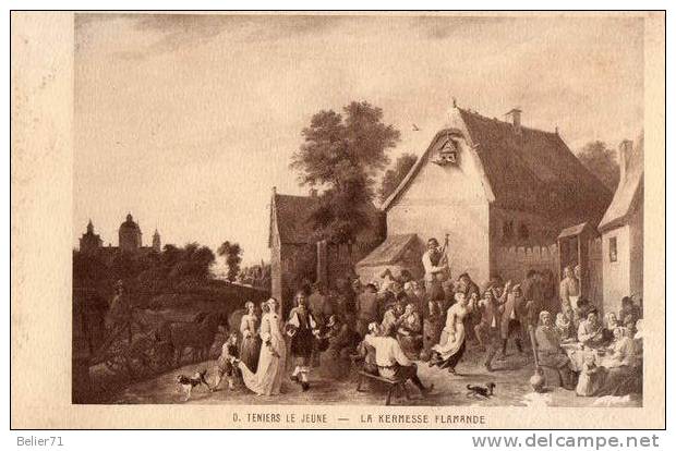 Belgique. Bruxelles. La Kermesse Flamande De Teniers Le Jeune - Fêtes, événements