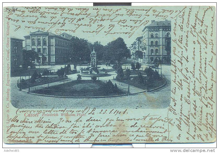 1901 Kassel Cassel Friedrich Wilhelm Platz Löser & Co. Engros-Lager, Cassel, Obere Königstr. - Kassel
