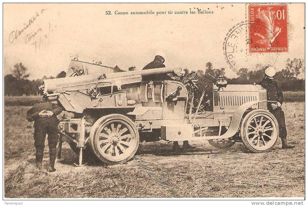 CANON AUTOMOBILE POUR TIR CONTRE LES BALLONS - Ausrüstung