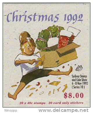 Australia-1992 Christmas Stamp Show    Booklet - Booklets