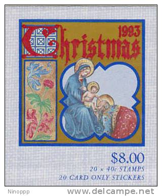 Australia-1993  Christmas   Booklet - Carnets