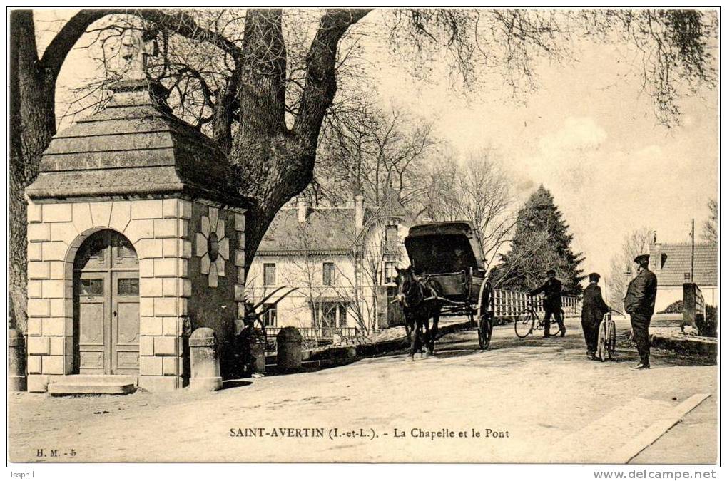 Saint Avertin(I.-et-L.) La Chapelle Et Le Pont - Saint-Avertin