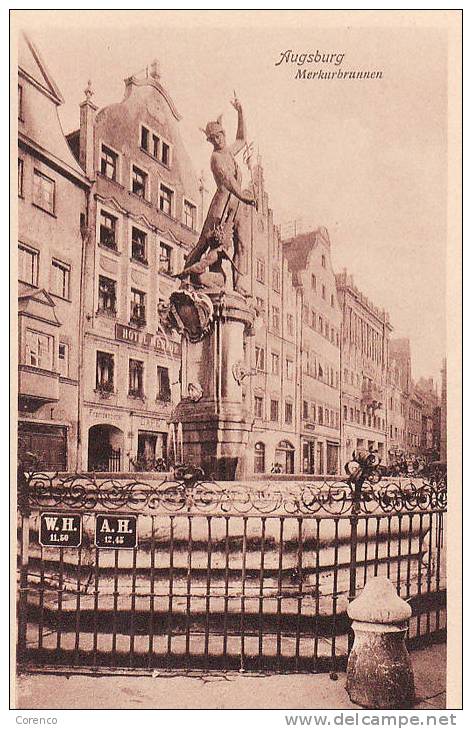 690  AUGSBURG   MERKURBRUNNEN    Non écrite - Augsburg