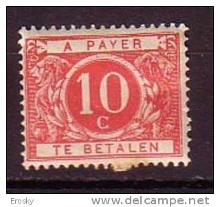 L0207 - BELGIE BELGIQUE TAXE Yv N°13 * - Stamps