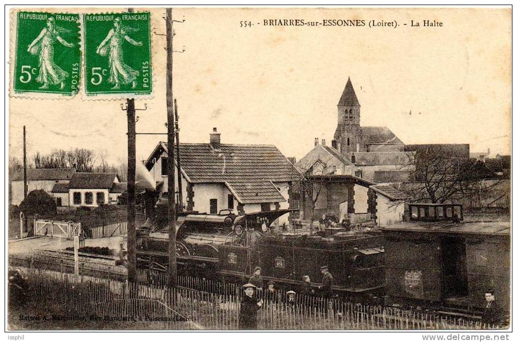 BRIARRES-sur-ESSONNES (Loiret) - La Halte - Briare