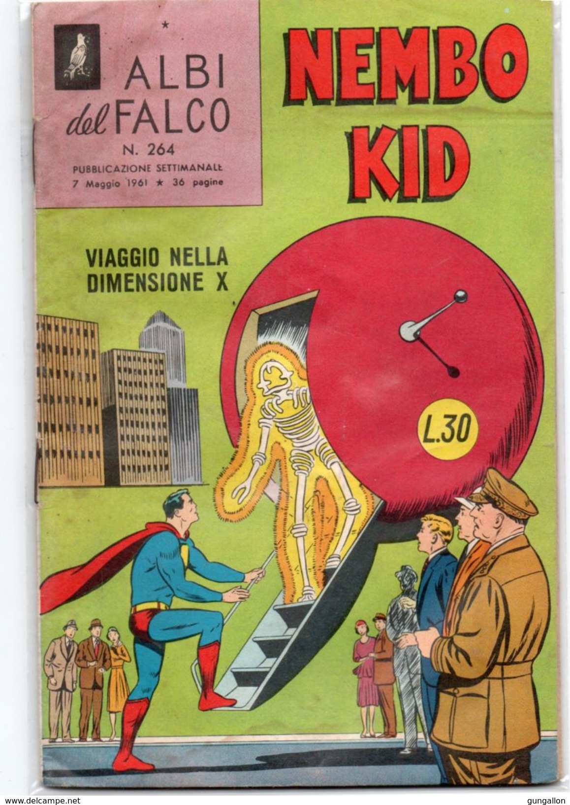 Albi Del Falco "Nembo Kid" (Mondadori 1961) N. 264 - Super Héros