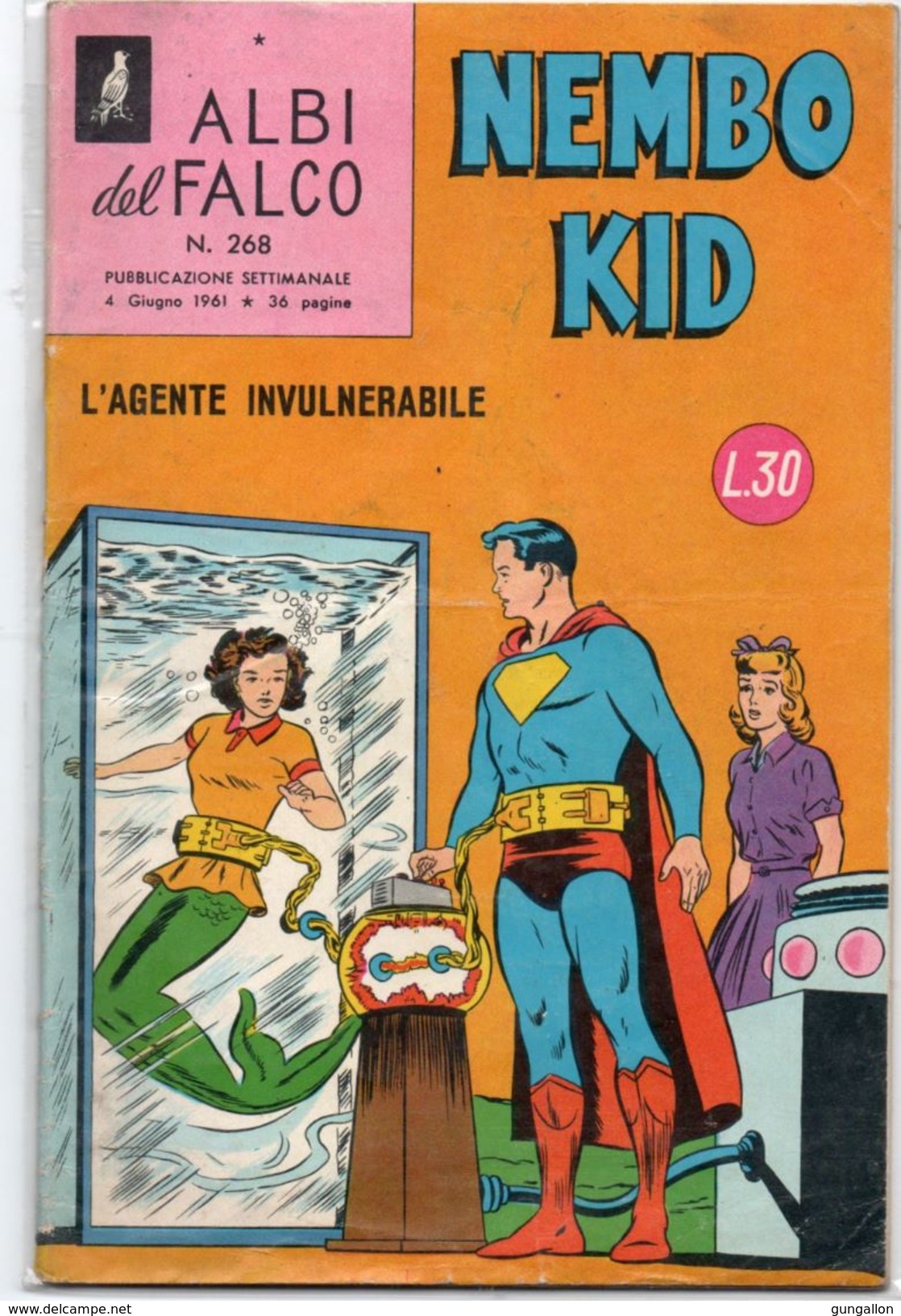 Albi Del Falco "Nembo Kid" (Mondadori 1961) N. 268 - Super Eroi