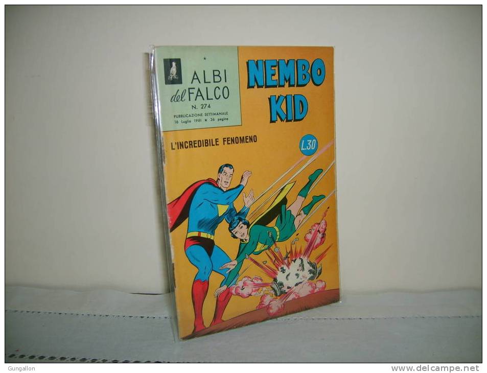 Albi Del Falco "Nembo Kid" (Mondadori 1961) N. 274 - Super Héros