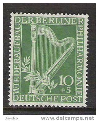 M484.-.GERMANY- BERLIN.- 1950. MICHEL # : 72. MNH  .- VALUE : 60 EUROS - Ongebruikt