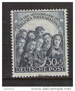 M485.-.GERMANY- BERLIN.- 1950. MICHEL # : 73. MNH  .- VALUE : 120 EUROS - Ongebruikt