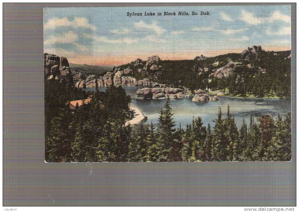 Sylvan Lake In Black Hills, South Dakota - Postmarked 1947 - Other & Unclassified