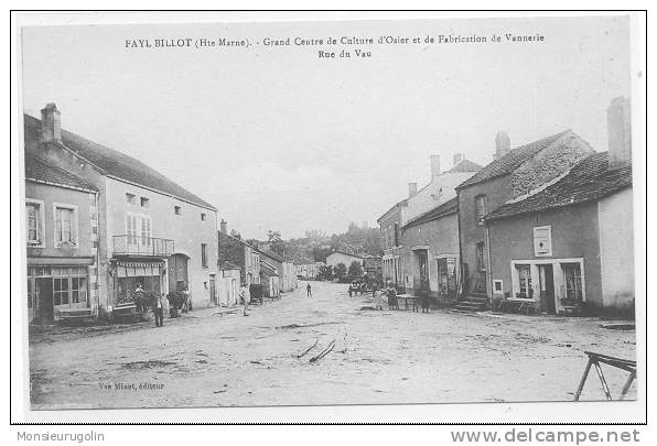 52 )) FAYL BILLOT, Rue Du Vau, Vve Minot édit - Fayl-Billot