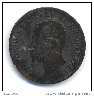 REGNO D'ITALIA – Vittorio Emanuele II – 5 Centesimi 1862 - 1861-1878 : Victor Emmanuel II