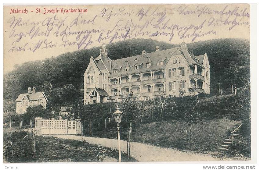 Malmedy St Joseph Krankenhaus Feldpostcarte (b033) - Malmedy