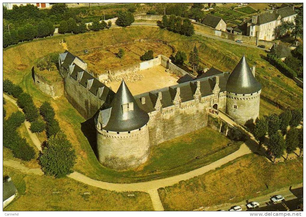 PONTIVY VUE AERIENNE DU CHATEAU - Pontivy