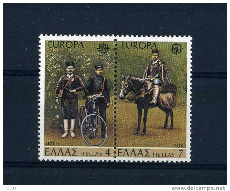 - GRECE . TIMBRES EUROPA 1979 . NEUFS SANS CHARNIERE - 1979