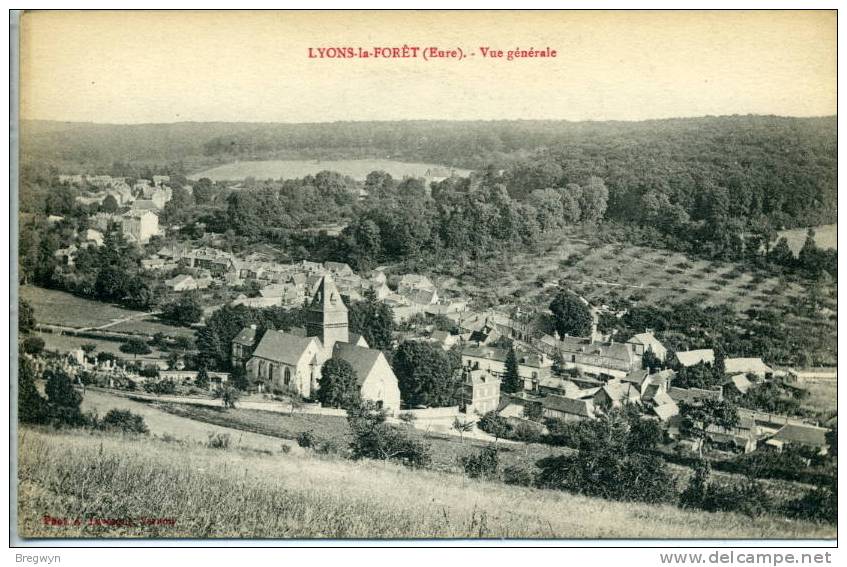 27 - CPA Lyons-la-Forêt - Vue Générale - Lyons-la-Forêt