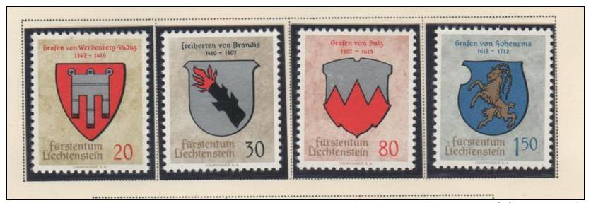 LIECHTENSTEIN...1964 - Unused Stamps