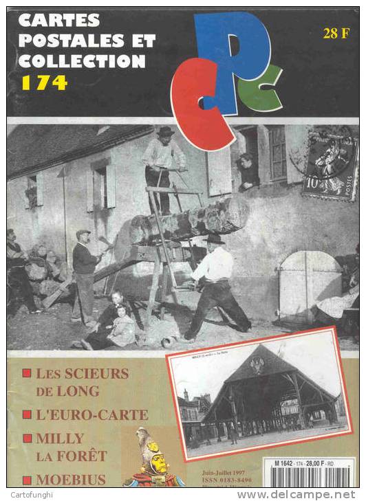 S CPC 174  LES SCIEURS DE LONG L’EURO CARTE MILLY LA FORET (GATINAIS ) MOEBIUS = SEGATORE SAWYER HOLZSÄGER AGER - Brocantes & Collections