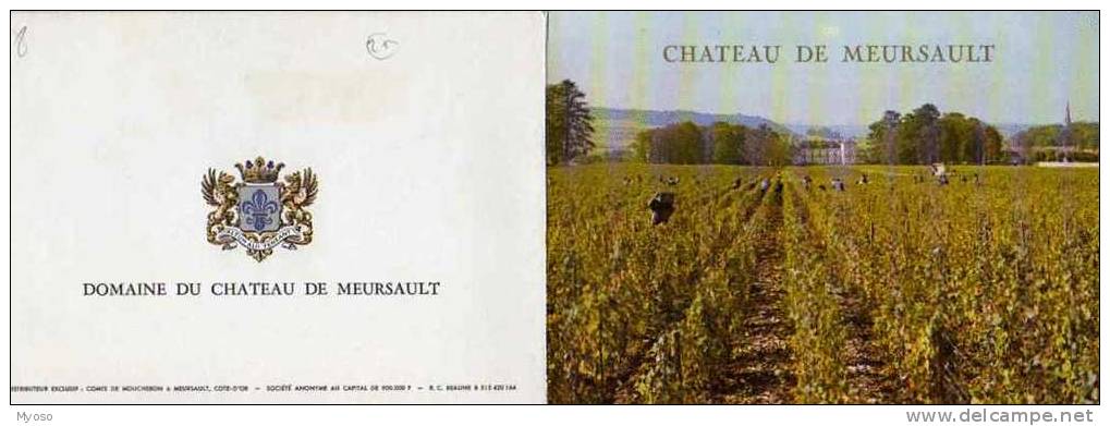 21 MEURSAULT Depliant De 3 Pages Recto Verso Format Carte Postale - Other & Unclassified